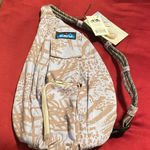 KAVU  Mini Sling Bag with Pattern in Light Blue and Brown Photo 0