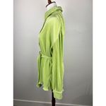 THATS SO FETCH Stassi Shirt Dress Belted Size 4 Lime Green Pleated Collared Photo 10
