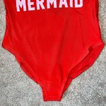 Kendall + Kylie NWT for OVS Red Team Mermaid One Piece Bathing Suit Photo 4