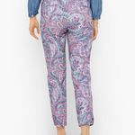 Talbots  Paisley Print Perfect Crop Pants Plus Size 18W Photo 1