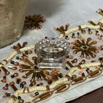 2pcs Women'S Set Ring with 6 Claw Setting Round Synthetic Zirconia Silver Photo 11