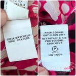 Diane Von Furstenberg  Tiny Pull Lorelei Two Sheer Silk Button Blouse Size 10 Photo 12