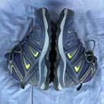 Salomon  X Ultra 3 Mid GTX Women’s 9 Hiking Boot Navy Blue Yellow Grey Photo 4