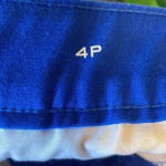 st. john's bay St John’s Bay Capris Pants Blue with some stretch 98% Cotton 2% Spandex Size 4P‎ Photo 10