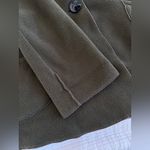 Janska Deep Green Fleece XS Jacket Big Button Pocket Holiday Christmas Coat Photo 4