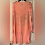 Lauren Moshi  Houndstooth Bow Design Women’s Pink Long Sleeve Dress Size Small Photo 2