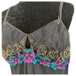 Cacique  Sheer Floral Embroidered Night Gown Lingerie Size 18/20 Photo 3