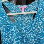 Lilly Pulitzer  tank swing dress cordon blue sailors beach print shells coverup Photo 1