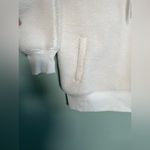 Brooks Brothers  Off White Cream Mock Pullover Sherpa Jacket Pullover SZ M Photo 3