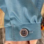 London Fog  Vintage Blue Trench Coat Photo 8