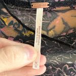 Free People Amber Floral Mesh Mockneck Long Sleeve Top, Size Medium Photo 7