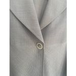 Akris  Gray Lightweight 100% Wool Blazer Sz 8 Photo 7