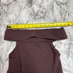 Aerie  Chill Up Off Shoulder Top Brown size small NWT Photo 5