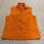 Chico's quilted patterned vest orange size M Photo 0
