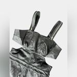 Dead Dolls Faux Leather Overalls Jumpsuit S NWT Punk Gothic Bratz Sexy Bikercore Black Photo 2