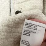 Bebe Vintage  white tweed coat jacket size medium Photo 2