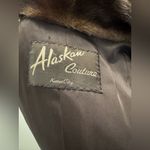 Elegant Brown Fur Coat Size 6 Photo 3