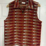 Christopher & Banks  Tan‎ And Orange Vest Photo 0