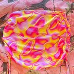 rj swim pink and yellow gradient pattern sarong swim mini skirt Photo 6