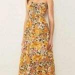 Ba&sh Dalid Ocre Strapless Dress Photo 0