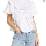 Free People LARGE  Le Femme Tee in Ivory BNWTS Photo 6