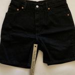 Levi's  Classic Black Denim Shorts (243) Photo 6