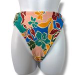 Stone Fox Swim  Sumatra Bikini Bottoms in Fiesta Floral Size Small NWT High Rise Photo 6