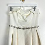Sachin + Babi  Brielle Belted Silk Faille Gown in Ivory Size US 6 Photo 5