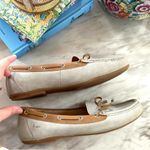 BORN Concept Carolann Tan & Beige Bow Loafer Size 11 Photo 7
