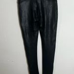 Spanx NWT - Faux Leather Leggings Black Petite Sleek Casual Comfortable Photo 4