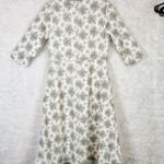 Jade Mackenzie Green & White Floral Dress Sz M/L Size L Photo 1