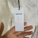 NWT Pampelone Caliope White Strapless Mini Dress Small Photo 4