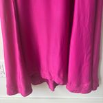 Maeve Sleeveless Seamed Slip Midi Dress Pink Satin Feminine Anthropologie Photo 10