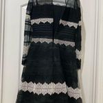 Sachini + Babi Elegant Black and White MIDI Dress with Sleeves Like New Size 8 Photo 4