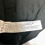 ZARA Black Chino Shorts Rolled Hem Flat Front Back Pockets Casual Classic size L Photo 9