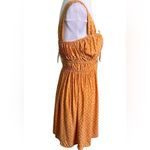 Faithfull the Brand Floral Print Yellow Emita Mini Dress Size 8 NWT Photo 2