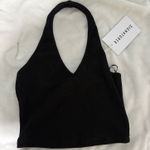 Signature 8  Black Halter Top Photo 0