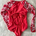 All In Motion Long sleeve zip front one piece bathing suit Photo 4