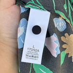  NEW YORK KATE SPADE Floral Garden Tulip Dress In Black LARGE Photo 7