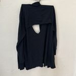 CAbi  Women's Medium Cardigan Sweater Blue Open Front Vented Back Victoria #3360 Photo 3