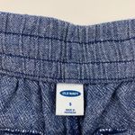 Old Navy  Blue Chambray Linen Blend Pull on Shorts S Photo 1