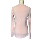 Athleta  Women's Long Sleeve Seamless T-Shirt Pink Size S Casual Photo 1