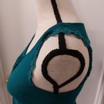 LC Lauren Conrad Emerald Shade High Low Babydoll Blouse Photo 3