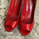 Enzo Angiolini Super cute red open toe pumps for Valentine day ❤️ Photo 5