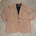 Eloquii The 365 Semi Stretch Two Button Rayon Blazer Jacket Camel 22 Photo 3