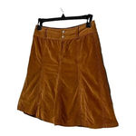 Athleta  BROWN CORDUROY WHENEVER TULIP FLARE SKIRT SIZE‎ 2 Photo 1