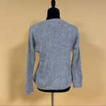 Michael Kors 🛍️ MICHAEL  Gray Wool Blend Ribbed Long Sleeve Crewneck Sweater XS Photo 4