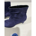 Aerosoles Woman’s Red Light Size 7.5 Purple Suede Ankle Bootie Photo 5