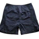 Amazon Navy High Waisted Seamless Compression Athletic Shorts Womens Size Large Photo 0