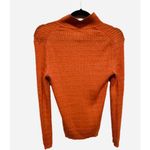 Peter Millar  Golf Full Zip Cable Knit Jacket Peach Orange Size Medium 100% Wool Photo 3